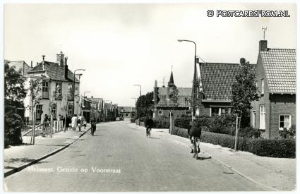 Melissant, Gezicht op Voorstraat ansichtkaart: Melissant, Gezicht op Voorstraat