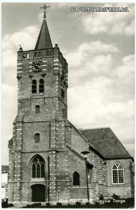 Nieuwe-Tonge, Ned. Herv. Kerk ansichtkaart: Nieuwe-Tonge, Ned. Herv. Kerk
