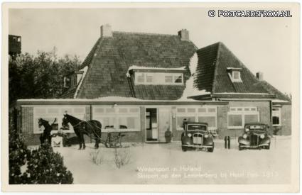 Lemele, Skisport op den Lemelerberg bij Hotel Park 1813 ansichtkaart: Lemele, Skisport op den Lemelerberg bij Hotel Park 1813