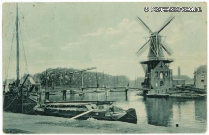 Haarlem, Spaarne met Molen 'Adriaan' ansichtkaart: Haarlem, Spaarne met Molen 'Adriaan'