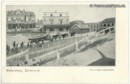 ansichtkaart: Zandvoort, Strandweg