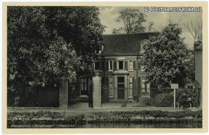 Maarssen, Meisjeshuis 'Raadhoven' ansichtkaart: Maarssen, Meisjeshuis 'Raadhoven'