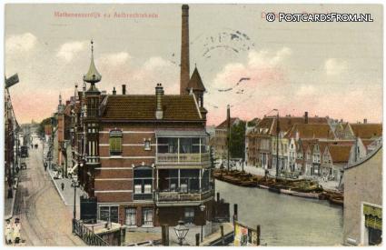 Delfshaven, Mathenesserdijk en Aelbrechtskade ansichtkaart: Delfshaven, Mathenesserdijk en Aelbrechtskade