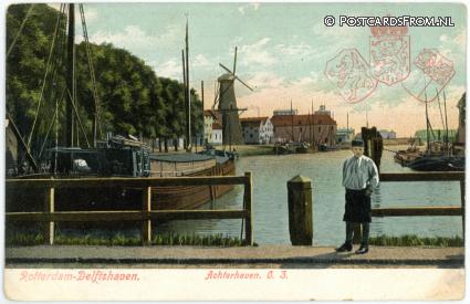 Delfshaven, Achterhaven O.Z. ansichtkaart: Delfshaven, Achterhaven O.Z.