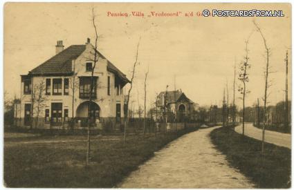 Nunspeet, Pension Villa 'Vredeoord' a.d. Groote weg ansichtkaart: Nunspeet, Pension Villa 'Vredeoord' a.d. Groote weg