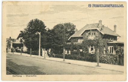 ansichtkaart: Overschie, Delftweg