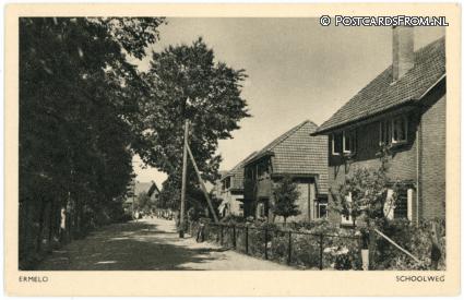 Ermelo, Schoolweg ansichtkaart: Ermelo, Schoolweg
