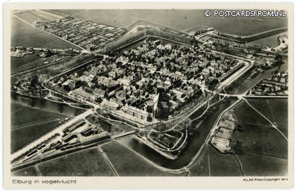 Elburg, In vogelvlucht ansichtkaart: Elburg, In vogelvlucht