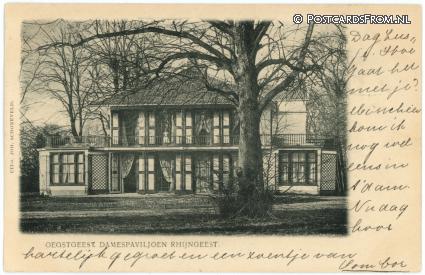 ansichtkaart: Oegstgeest, Damespaviljoen Rhijngeest