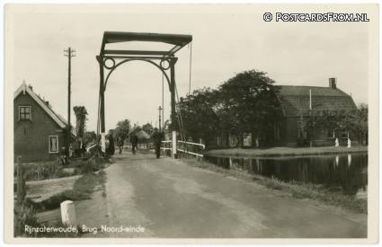 Rijnsaterwoude, Brug Noord-einde ansichtkaart: Rijnsaterwoude, Brug Noord-einde