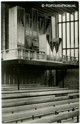 Amstelveen, Buitenveldert. Ger. Pelgrimskerk ansichtkaart: Amstelveen, Buitenveldert. Ger. Pelgrimskerk