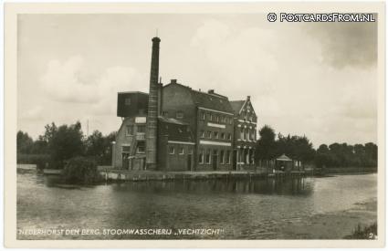 ansichtkaart: Nederhorst den Berg, Stoomwasscherij 'Vechtzicht'