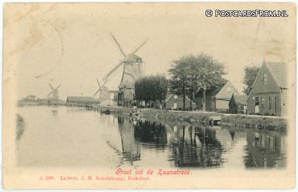 Zaanstreek, Groet uit de Zaanstreek ansichtkaart: Zaanstreek, Groet uit de Zaanstreek