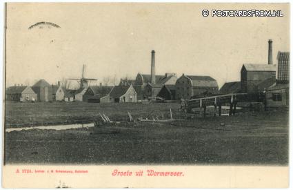 Wormerveer, Groete uit ansichtkaart: Wormerveer, Groete uit