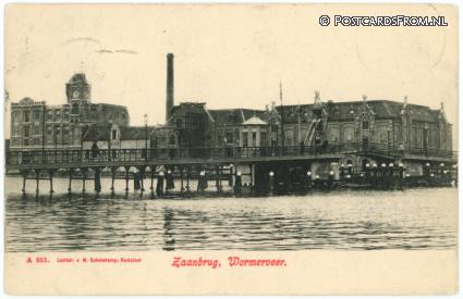 ansichtkaart: Wormer, Zaanbrug
