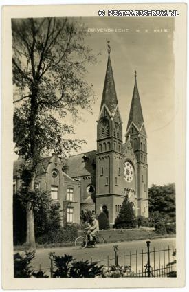 ansichtkaart: Duivendrecht, R.K. Kerk