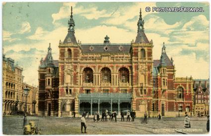 ansichtkaart: Amsterdam, Stads Schouwburg