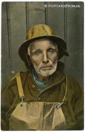 ansichtkaart: Scheveningen, Oude Visscher