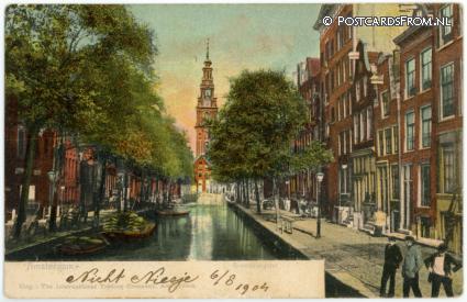 Amsterdam, Groenburgwal ansichtkaart: Amsterdam, Groenburgwal