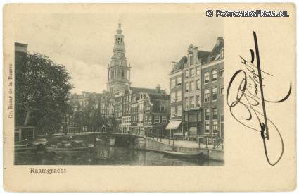ansichtkaart: Amsterdam, Raamgracht