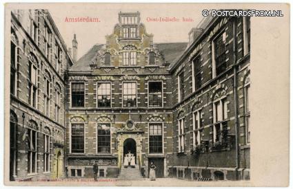 ansichtkaart: Amsterdam, Oost-Indische huis