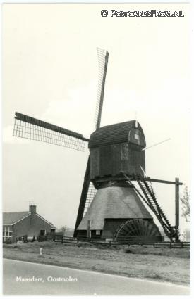 ansichtkaart: Maasdam, Oostmolen