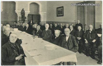 Amsterdam, St. Jacobgesticht. Mannen Eetzaal ansichtkaart: Amsterdam, St. Jacobgesticht. Mannen Eetzaal