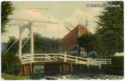 Broek in Waterland, Boerderij ansichtkaart: Broek in Waterland, Boerderij