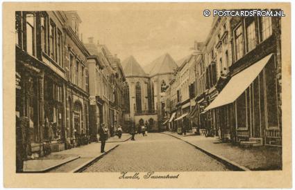 ansichtkaart: Zwolle, Sassenstraat