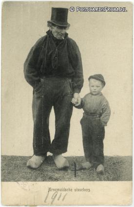 Arnemuiden, Arnemuidsche visschers ansichtkaart: Arnemuiden, Arnemuidsche visschers