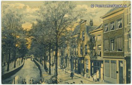 ansichtkaart: Delft, Oude Delft