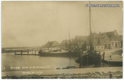 ansichtkaart: Stad aan 't Haringvliet, Haven