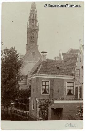 ansichtkaart: Edam, Kerk