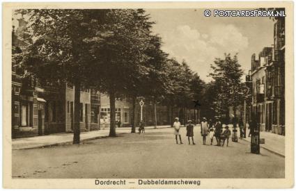 ansichtkaart: Dordrecht, Dubbeldamscheweg