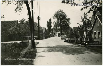 ansichtkaart: Dordrecht Dubbeldam, Dubbeldamscheweg