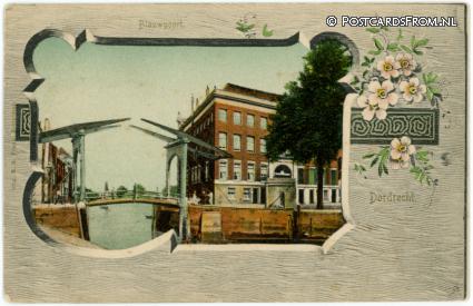 ansichtkaart: Dordrecht, Blauwpoort