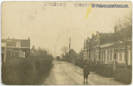 Biggekerke, Zandweg ansichtkaart: Biggekerke, Zandweg