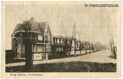 ansichtkaart: Dordrecht Dubbeldam, Burg. Jaslaan