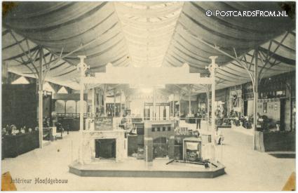 ansichtkaart: Dordrecht, Tentoonstelling 6 Juli-15 September 1912. Interieur Hoofdgebouw