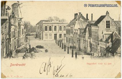 ansichtkaart: Dordrecht, Bagynhof voor 25 jaar
