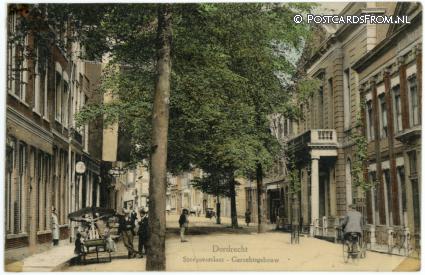 Dordrecht, Steegoversloot - Gerechtsgebouw ansichtkaart: Dordrecht, Steegoversloot - Gerechtsgebouw