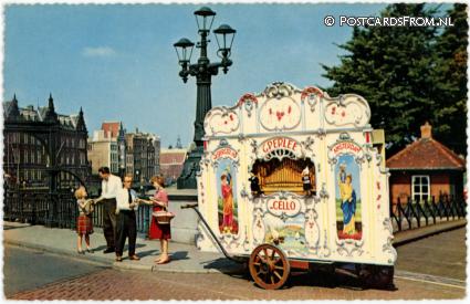 ansichtkaart: Amsterdam, Draaiorgel G. Perlee, Westerstr. 119