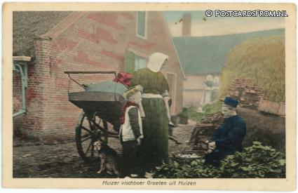 Huizen, Huizer vischboer ansichtkaart: Huizen, Huizer vischboer