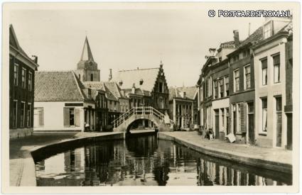 ansichtkaart: Woerden, Rijn