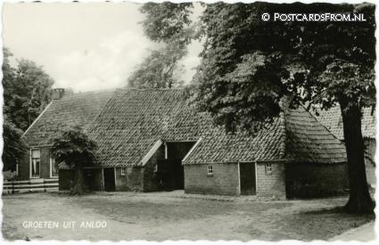 ansichtkaart: Anloo, Groeten uit