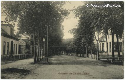 ansichtkaart: Zuidlaren, Groeten uit
