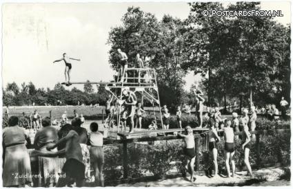 ansichtkaart: Zuidlaren, Bosbad