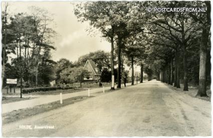 ansichtkaart: Rolde, Asserstraat