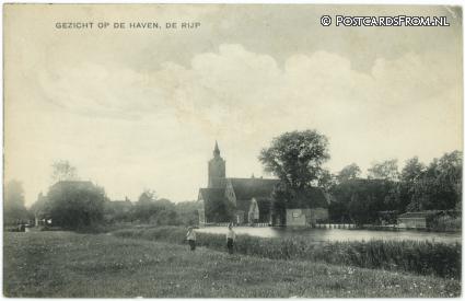 ansichtkaart: De Rijp, Gezicht op de haven