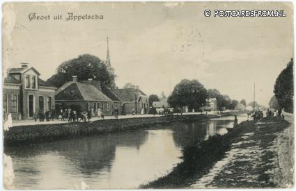 Appelscha, Groet uit ansichtkaart: Appelscha, Groet uit